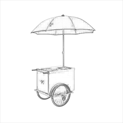 ../frankl24shop/Hot Dog Wagen - Lieferung erfolgt ohne Gas inkl. Wasserbad